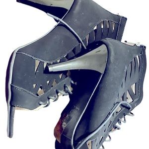 Faux Suede PerpToe Shoes